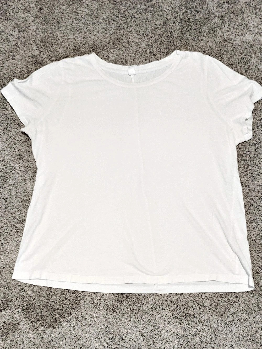 BP. Crewneck T-Shirt Short Sleeve Tee White Large